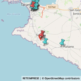 Mappa Via Andrea Pisano, 74122 Taranto TA, Italia (6.1835)