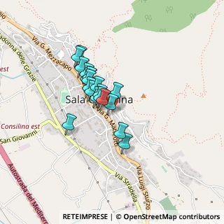 Mappa Via Boschi, 84036 Sala Consilina SA, Italia (0.3255)