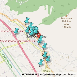 Mappa Via Boschi, 84036 Sala Consilina SA, Italia (0.7525)