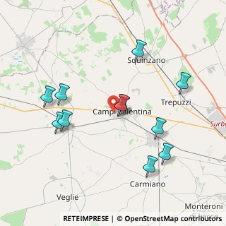 Mappa Via Maria Paladini, 73012 Campi Salentina LE, Italia (4.30182)