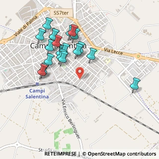 Mappa Via Armando Diaz, 73012 Campi Salentina LE, Italia (0.533)