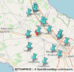 Mappa Via Stazione, 73012 Campi Salentina LE, Italia (8.7885)
