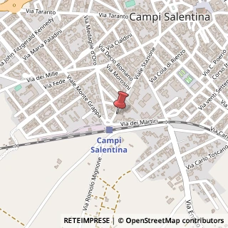 Mappa Via Stazione, 67, 73012 Campi Salentina, Lecce (Puglia)