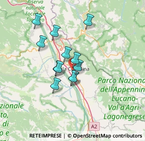 Mappa Via Provinciale, 84036 Sala Consilina SA, Italia (5.6025)