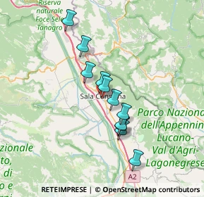 Mappa Via Provinciale, 84036 Sala Consilina SA, Italia (6.09)