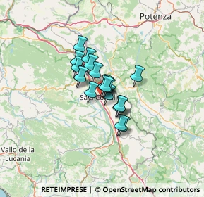 Mappa Via Provinciale, 84036 Sala Consilina SA, Italia (7.7885)