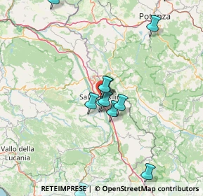 Mappa Via Provinciale, 84036 Sala Consilina SA, Italia (20.015)