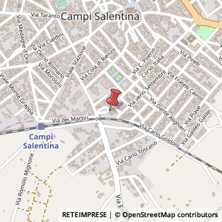 Mappa Corso Italia, 163, 73012 Campi Salentina, Lecce (Puglia)