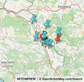 Mappa 84036 Sala Consilina SA, Italia (6.87091)