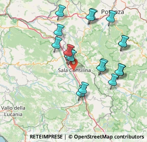 Mappa 84036 Sala Consilina SA, Italia (16.33333)