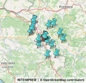 Mappa 84036 Sala Consilina SA, Italia (9.316)