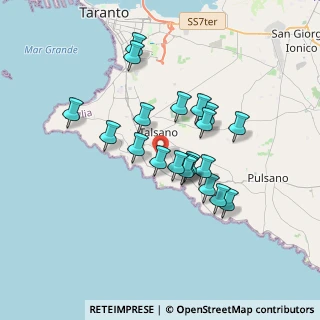 Mappa Via Aldo Palazzeschi, 74122 Taranto TA, Italia (3.164)