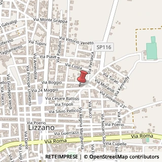 Mappa Via XXIV Maggio, 6, 74020 Lizzano, Taranto (Puglia)