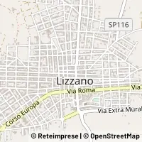 Mapa Lizzano