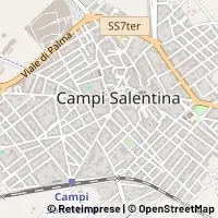 지도 Campi Salentina