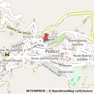 Mappa Corso Italia, 75015 Pisticci, Matera (Basilicata)