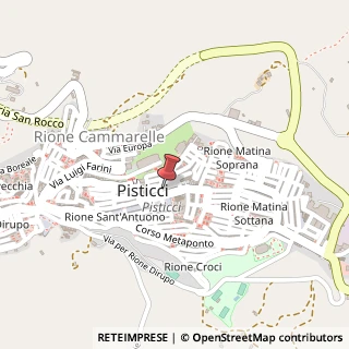 Mappa Via Ludovico Ariosto, 69, 75015 Pisticci, Matera (Basilicata)