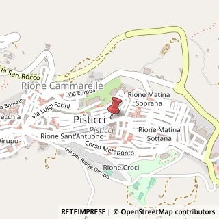 Mappa Via Mario Pagano, 25, 75015 Pisticci, Matera (Basilicata)