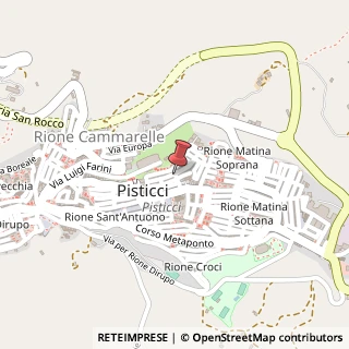 Mappa Via Caracciolo, 5, 75015 Pisticci, Matera (Basilicata)
