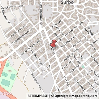 Mappa Via Lecce, 76, 73010 Leverano, Lecce (Puglia)