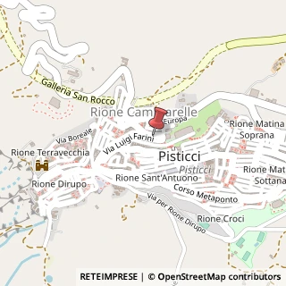 Mappa Via Giulio Cesare, 1, 75015 Pisticci, Matera (Basilicata)