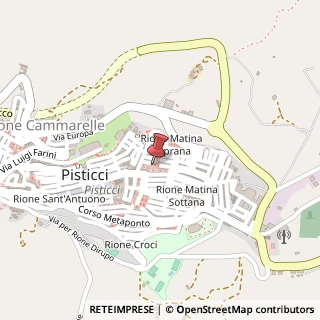 Mappa Via Luigi Settembrini, 26, 75015 Pisticci, Matera (Basilicata)