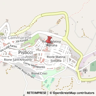 Mappa Via Pietro Marrese, 5, 75015 Pisticci, Matera (Basilicata)