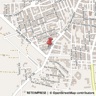 Mappa Via C. Golgi, 11, 74024 Manduria, Taranto (Puglia)