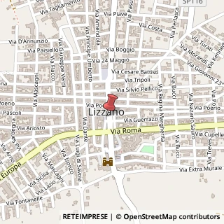 Mappa Corso Vittorio Emanuele, 54, 74020 Lizzano, Taranto (Puglia)