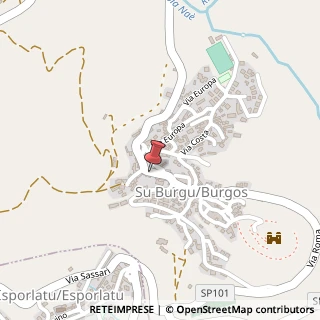 Mappa Via Guglielmo Marconi, 5, 07010 Burgos, Sassari (Sardegna)