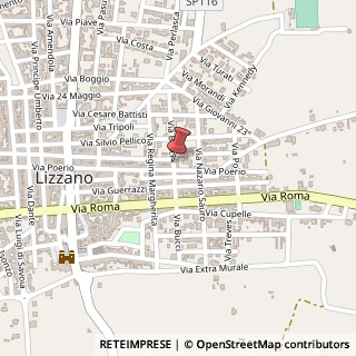 Mappa Via Bucci, 11a, 74020 Lizzano, Taranto (Puglia)