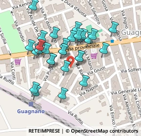 Mappa Guagnano, 73010 Guagnano LE, Italia (0.1)