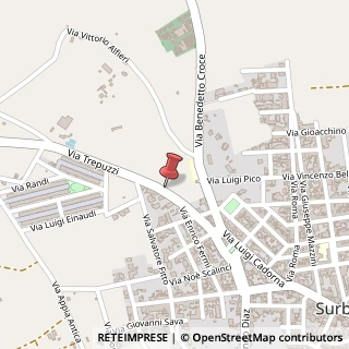 Mappa Via Trepuzzi, 185, 73010 Surbo, Lecce (Puglia)