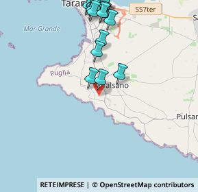 Mappa Via Arnaldo da Brescia, 74122 Taranto TA, Italia (5.459)