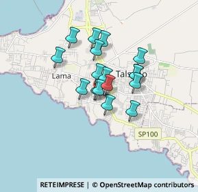Mappa Via Arnaldo da Brescia, 74122 Taranto TA, Italia (1.25471)