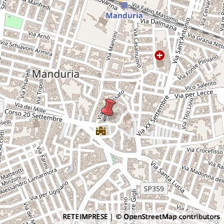 Mappa Via Mercanti, 18, 74024 Manduria, Taranto (Puglia)
