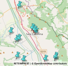 Mappa Corso Domenico de Petrinis, 84036 Sala Consilina SA, Italia (5.36917)