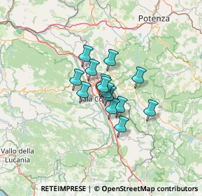 Mappa Via Mezzacapo, 84036 Sala Consilina SA, Italia (7.92214)