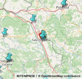 Mappa Via Vittorio Emanuele, 84036 Sala Consilina SA, Italia (25.40167)