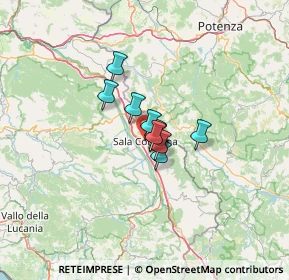 Mappa Via Vittorio Emanuele, 84036 Sala Consilina SA, Italia (6.38364)