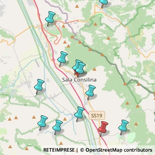 Mappa Via Vittorio Emanuele, 84036 Sala Consilina SA, Italia (5.34333)
