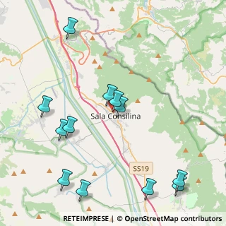 Mappa Via Mezzacapo, 84036 Sala Consilina SA, Italia (5.34333)