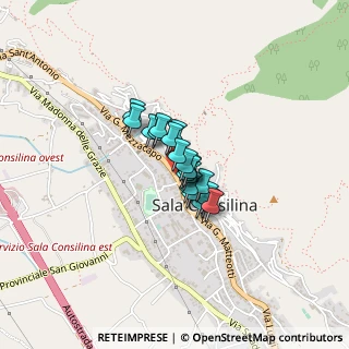 Mappa Via Vittorio Emanuele, 84036 Sala Consilina SA, Italia (0.221)
