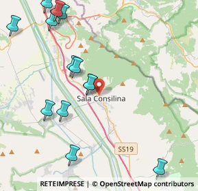 Mappa Via Vittorio Emanuele, 84036 Sala Consilina SA, Italia (5.67786)