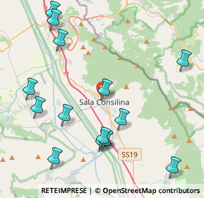 Mappa Via Mezzacapo, 84036 Sala Consilina SA, Italia (5.594)