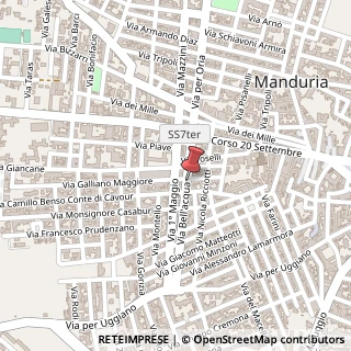 Mappa Via Bell'Acqua, 74024 Manduria TA, Italia, 74024 Manduria, Taranto (Puglia)