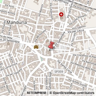 Mappa Via Cal?, 14, 74024 Manduria, Taranto (Puglia)