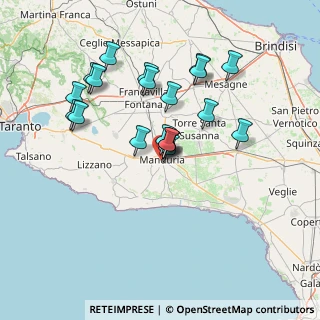 Mappa Via Giuseppe Galliano, 74024 Manduria TA, Italia (13.9175)