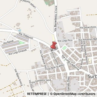 Mappa Via Giuseppe Mazzini, 78, 73010 Surbo, Lecce (Puglia)