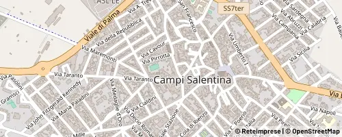 Mappa Campi Salentina